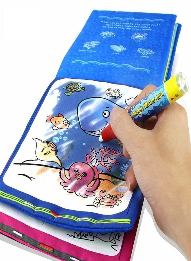 PAVITYAKSH Magic Water Book Magic Water Quick Dry Book Water Coloring Book Magic Pen Painting Board(2 PCS) - Image 4